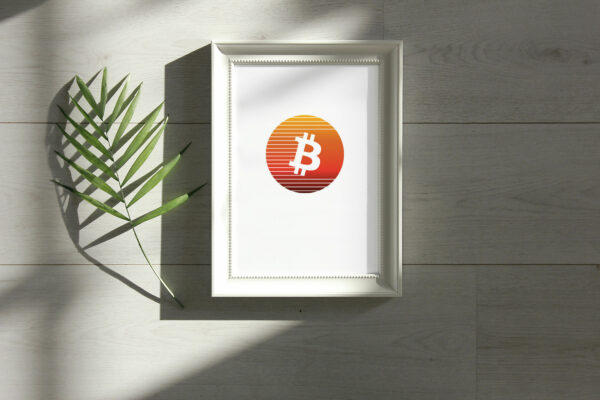 The Bitcoin Retro Sun