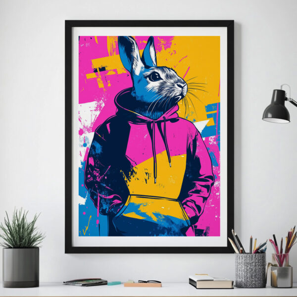 Hoodie Rabbit: The Bitcoin Rebel