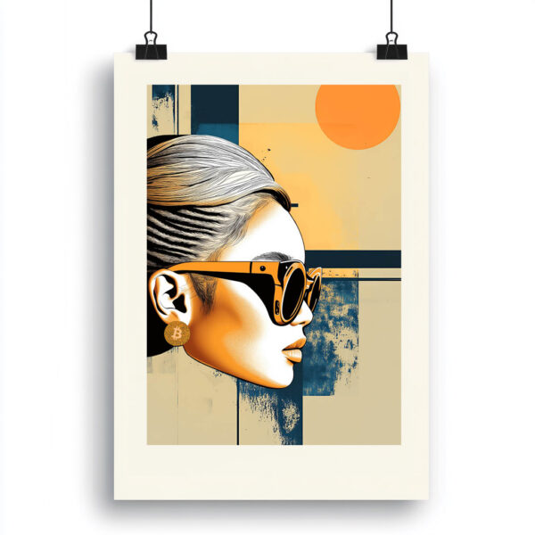 Bitcoin-Poster Elegance in Bitcoin Decentralization